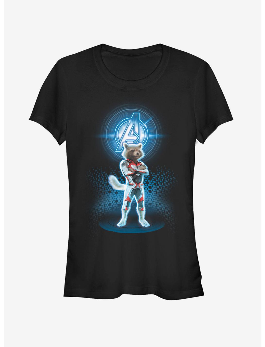 Marvel Avengers: Endgame Avenger Rocket Girls T-Shirt, BLACK, hi-res
