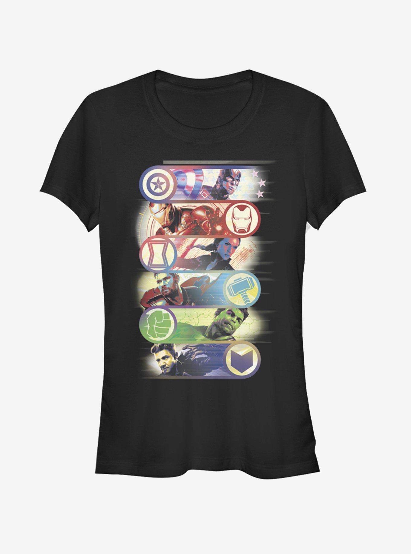Marvel Avengers: Endgame Avengers Group Badge Girls T-Shirt