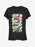 Marvel Avengers: Endgame Avengers Group Badge Girls T-Shirt, BLACK, hi-res