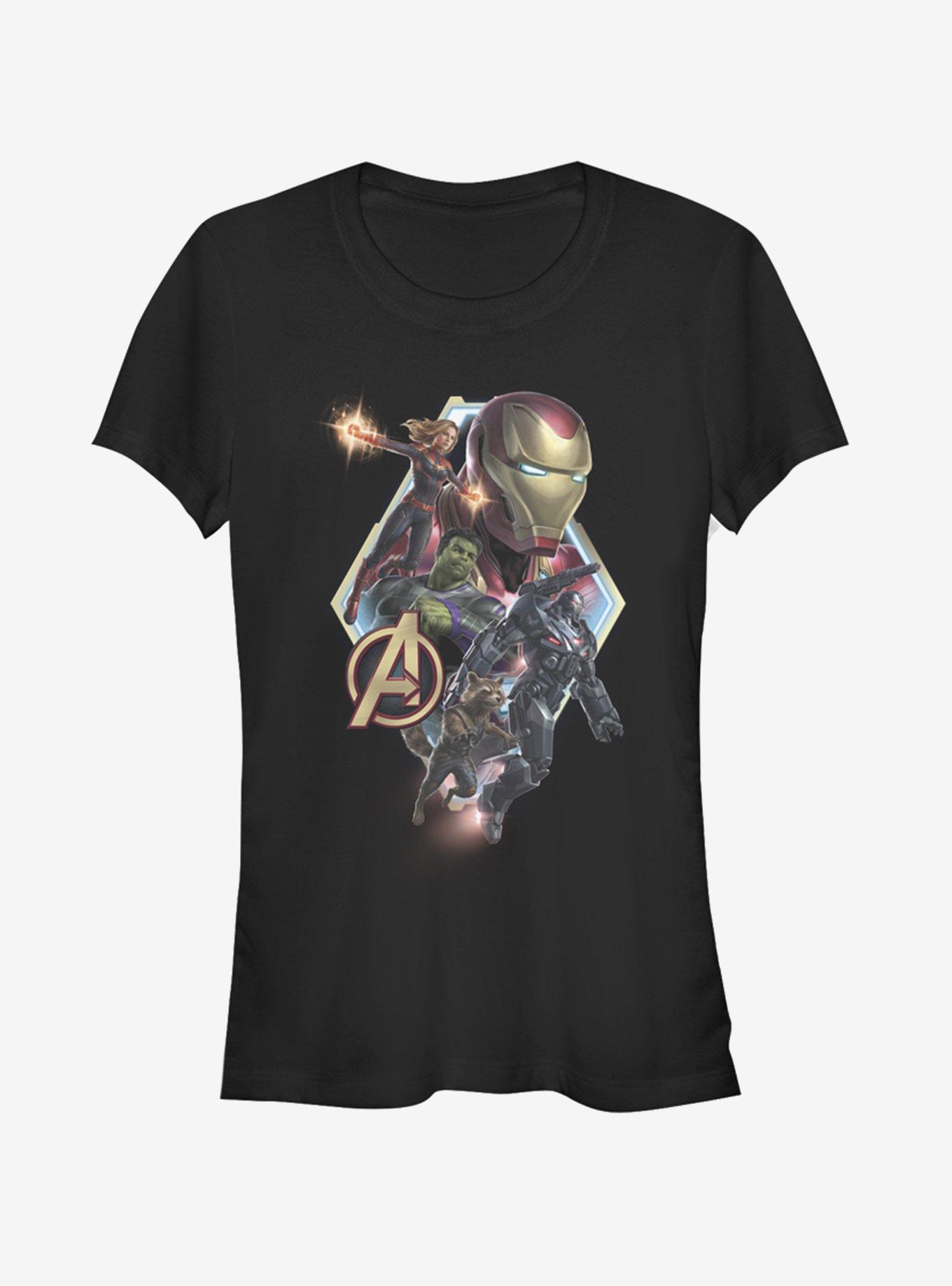 Marvel Avengers: Endgame Diamond Shot Girls T-Shirt, BLACK, hi-res