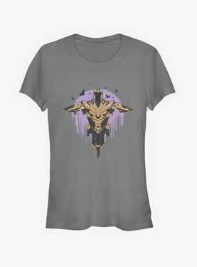 Marvel Avengers: Endgame Scarecrow Thanos Girls Charcoal Grey T-Shirt, , hi-res