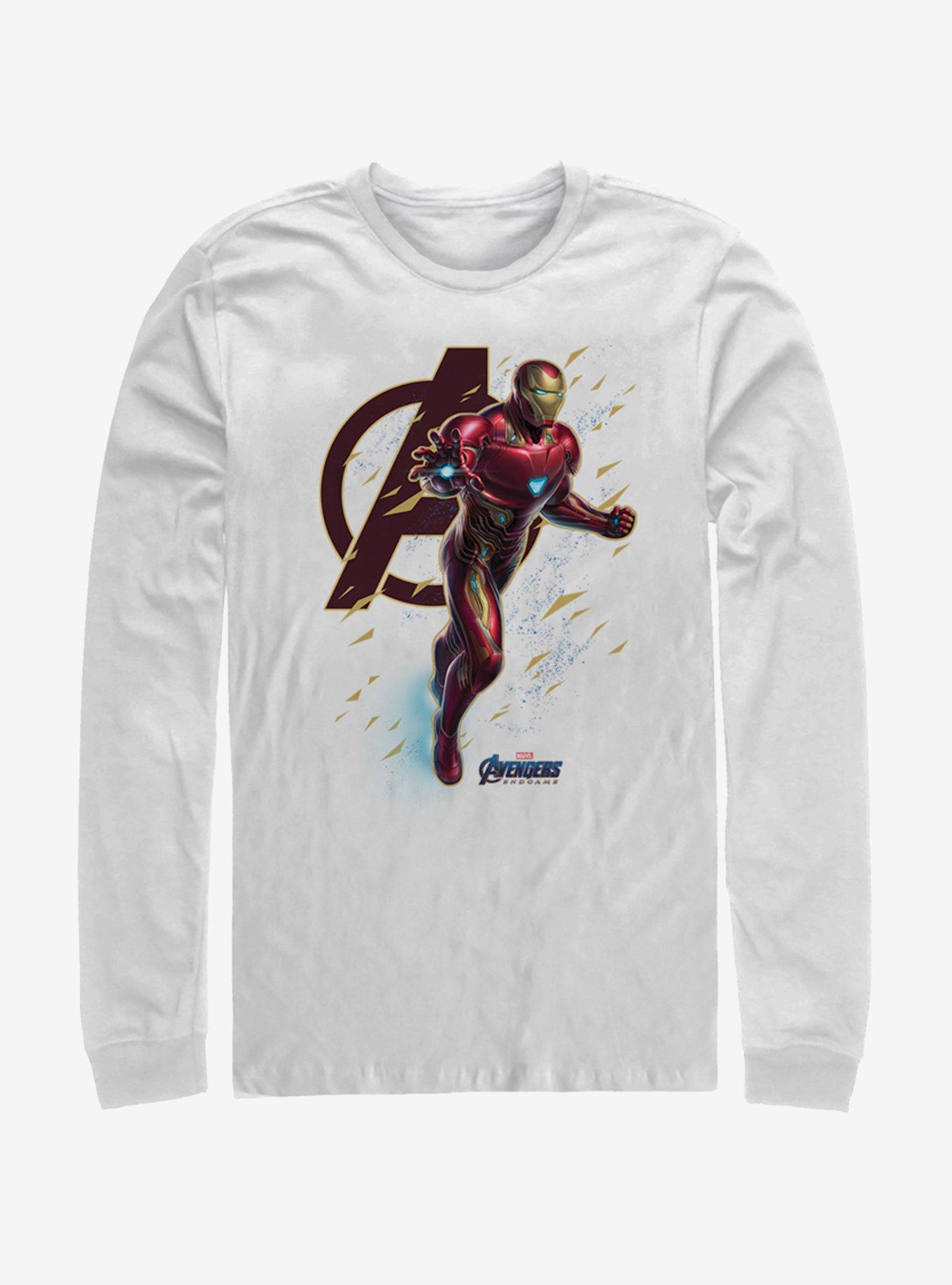 Marvel Avengers: Endgame Suit Flies White Long-Sleeve T-Shirt, WHITE, hi-res