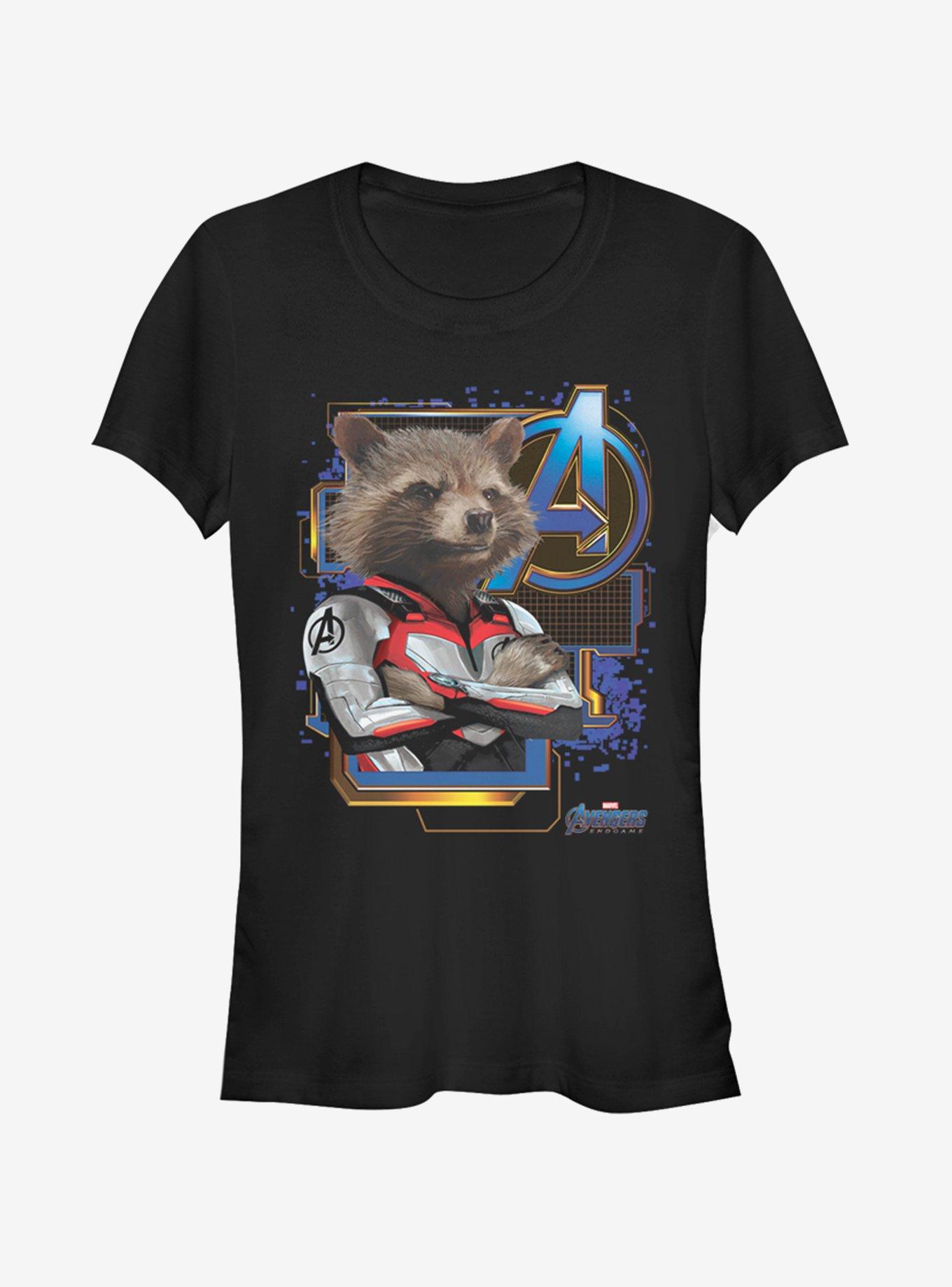 Marvel Avengers: Endgame Space Rocket Girls T-Shirt, BLACK, hi-res