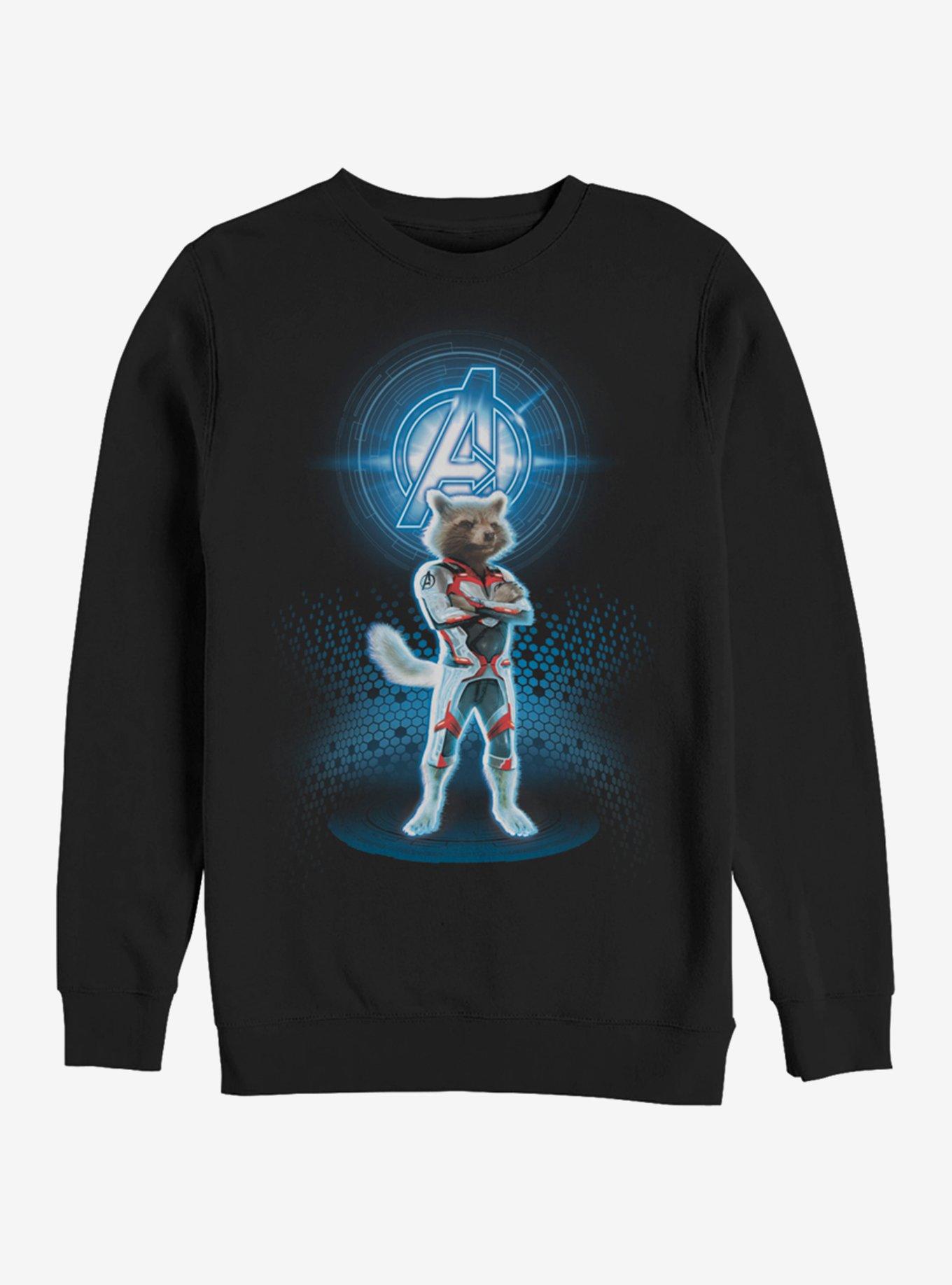 Marvel Avengers: Endgame Avenger Rocket Sweatshirt, BLACK, hi-res