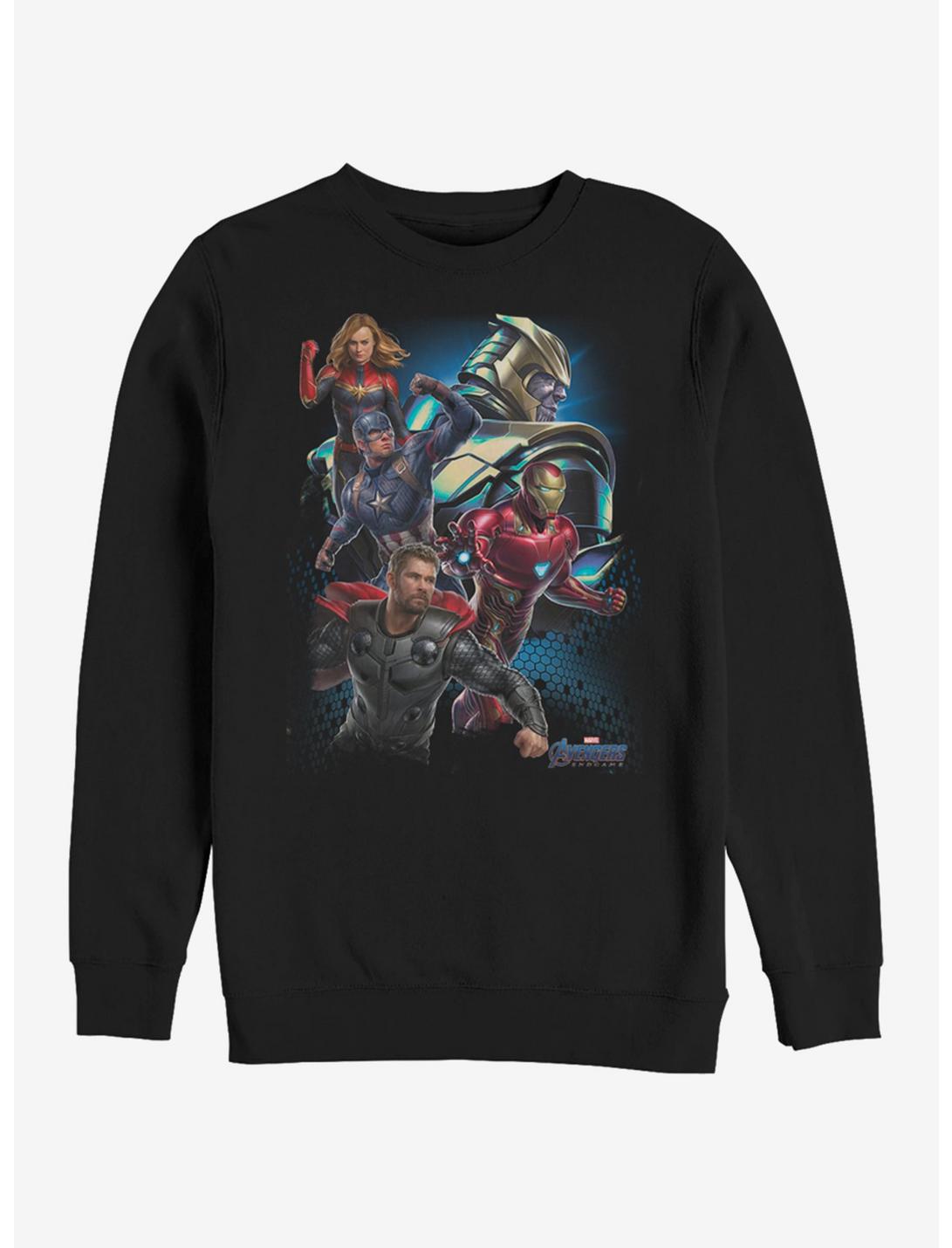 Marvel Avengers: Endgame Thanos Enemies Sweatshirt, BLACK, hi-res