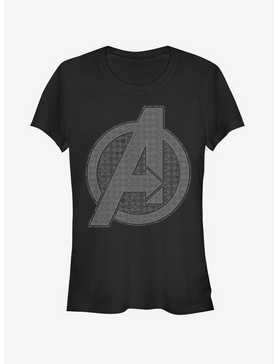 Marvel Avengers: Endgame Grayscale Logo Girls T-Shirt, , hi-res