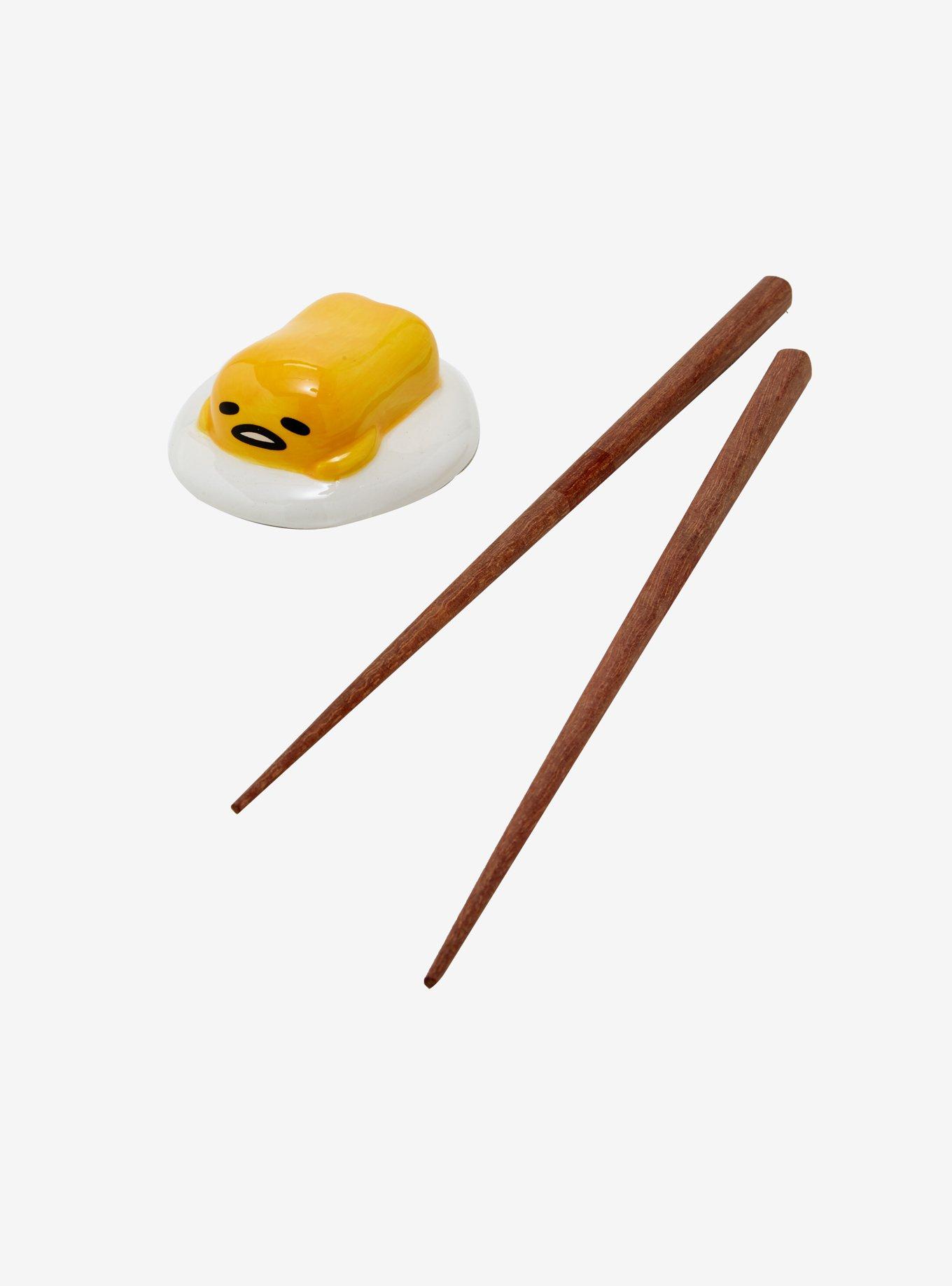 Gudetama Chopstick Set With Ceramic Holder, , hi-res