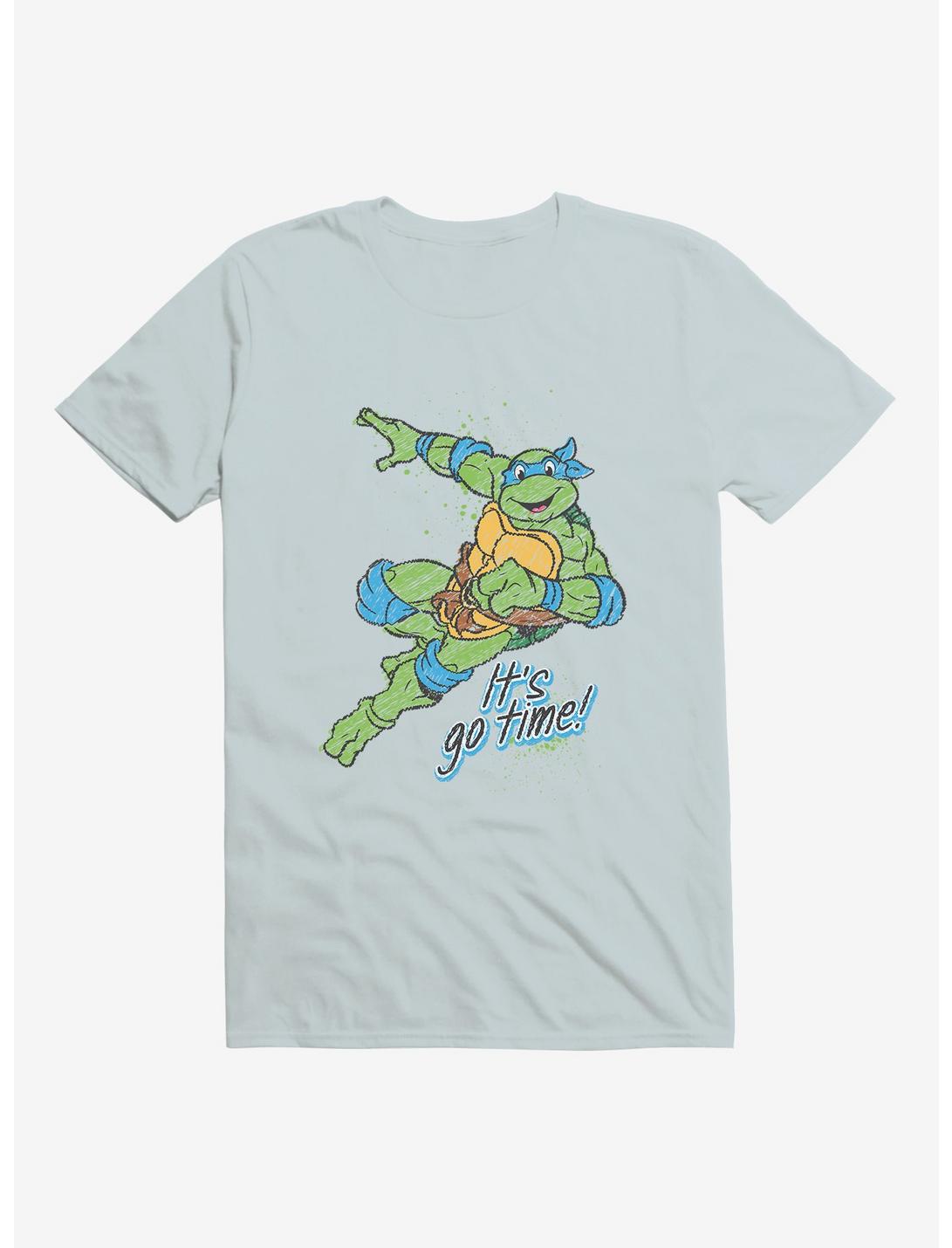 Teenage Mutant Ninja Turtles Chalk Lines Go Time Light Blue T-Shirt, LIGHT BLUE, hi-res