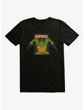 Teenage Mutant Ninja Turtles Raphael Action Pose Square Black T-Shirt, , hi-res