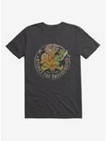 Teenage Mutant Ninja Turtles Respect The Brotherhood Group Circle T-Shirt, DARK GREY, hi-res