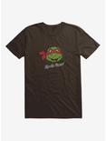Teenage Mutant Ninja Turtles Chalk Lines Raphael Face Turtle Power T-Shirt, DK CHOCOLATE, hi-res
