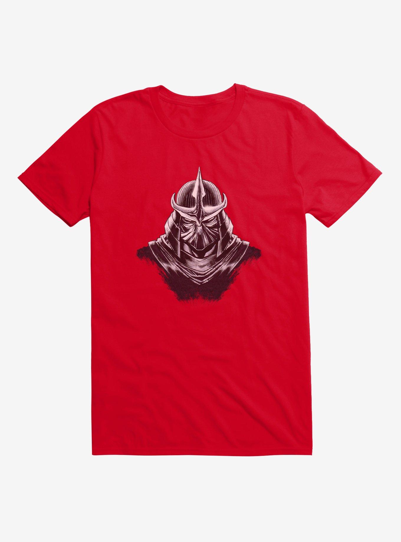 Teenage Mutant Ninja Turtles Shredder Face T-Shirt - RED | BoxLunch