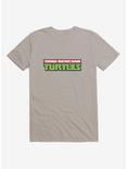 Teenage Mutant Ninja Turtles Original Title Font Grey T-Shirt, LIGHT GREY, hi-res