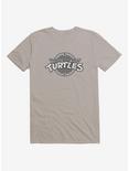 Teenage Mutant Ninja Turtles Title Logo Black And White T-Shirt, LIGHT GREY, hi-res