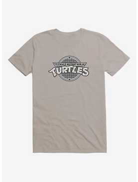 Teenage Mutant Ninja Turtles Title Logo Black And White T-Shirt, , hi-res