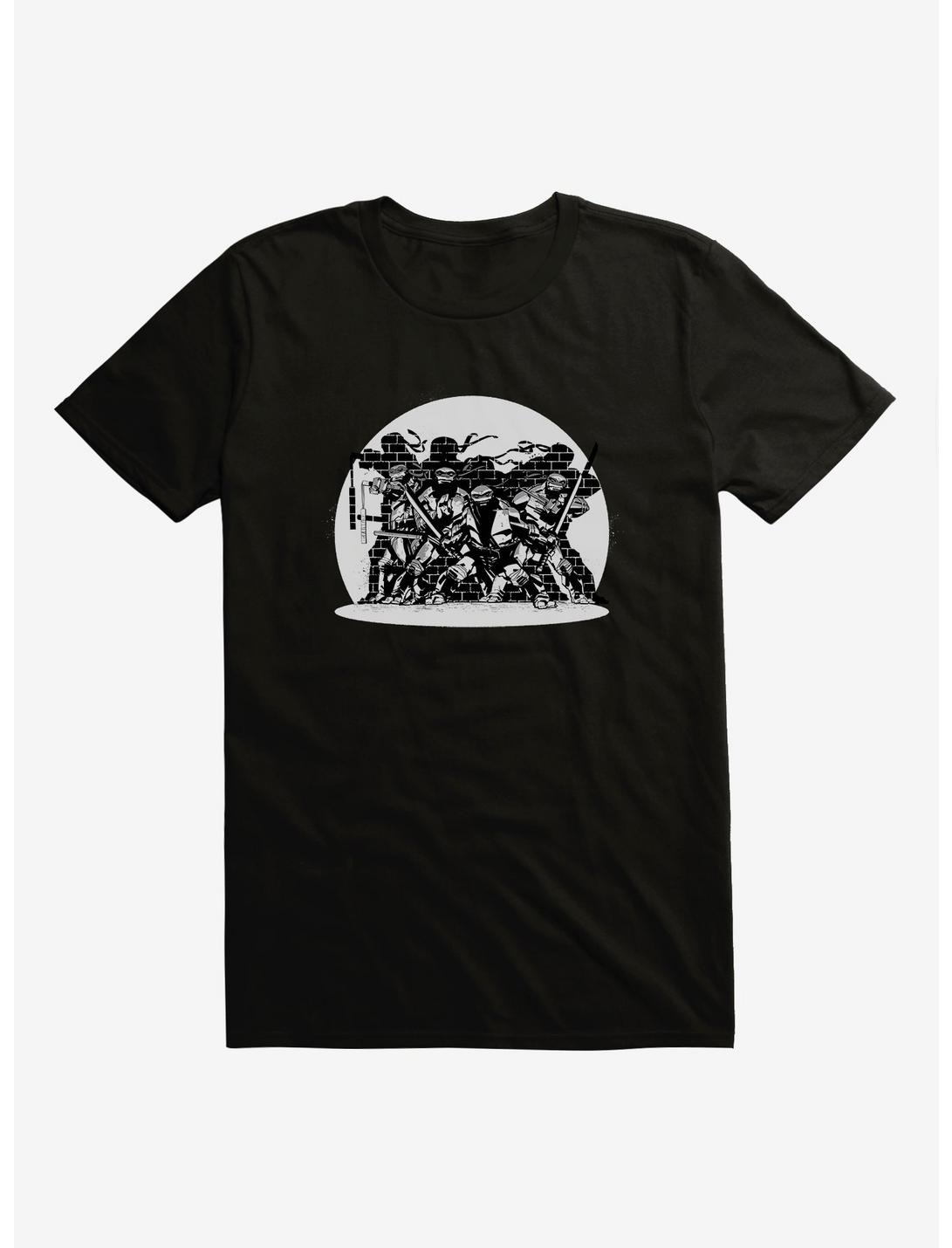 Teenage Mutant Ninja Turtles Group Spotlight T-Shirt, BLACK, hi-res