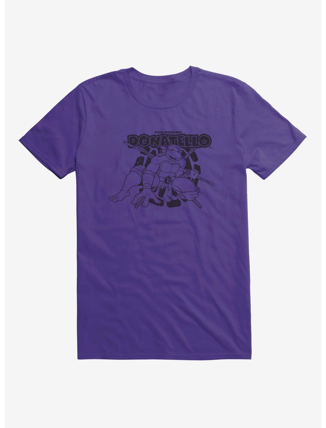 Teenage Mutant Ninja Turtles Donatello Does Machines Pose Purple T-Shirt, PURPLE RUSH, hi-res