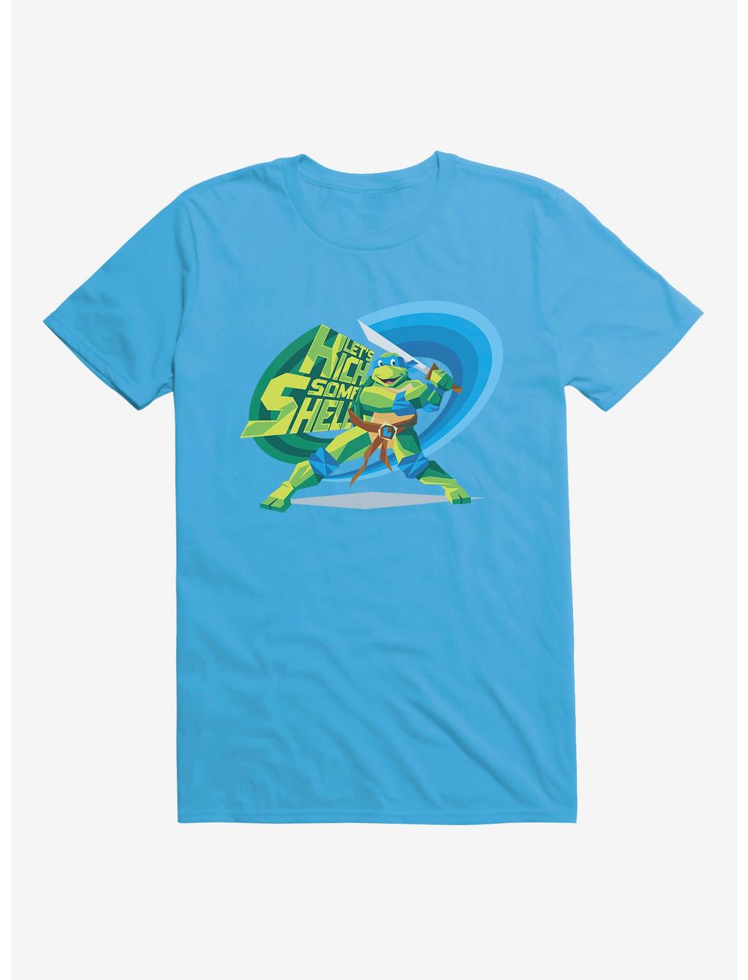 Teenage Mutant Ninja Turtles Let's Kick Some Shell Leonardo T-Shirt, TURQUOISE, hi-res