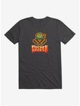 Teenage Mutant Ninja Turtles Michelangelo Pixelated Face T-Shirt, DARK GREY, hi-res