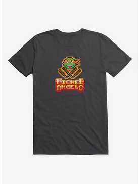 Teenage Mutant Ninja Turtles Michelangelo Pixelated Face T-Shirt, , hi-res