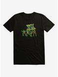 Teenage Mutant Ninja Turtles Party In The Sewer Dance Poses T-Shirt, BLACK, hi-res