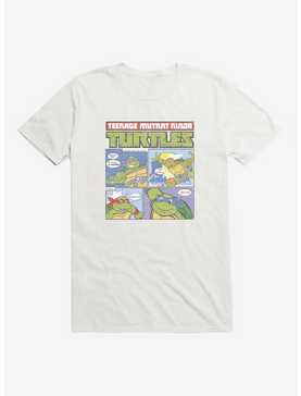 Teenage Mutant Ninja Turtles Comic Strip Group Catchphrases T-Shirt, , hi-res