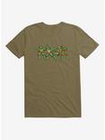 Teenage Mutant Ninja Turtles Group Dance Poses Green T-Shirt, FOREST GREEN, hi-res