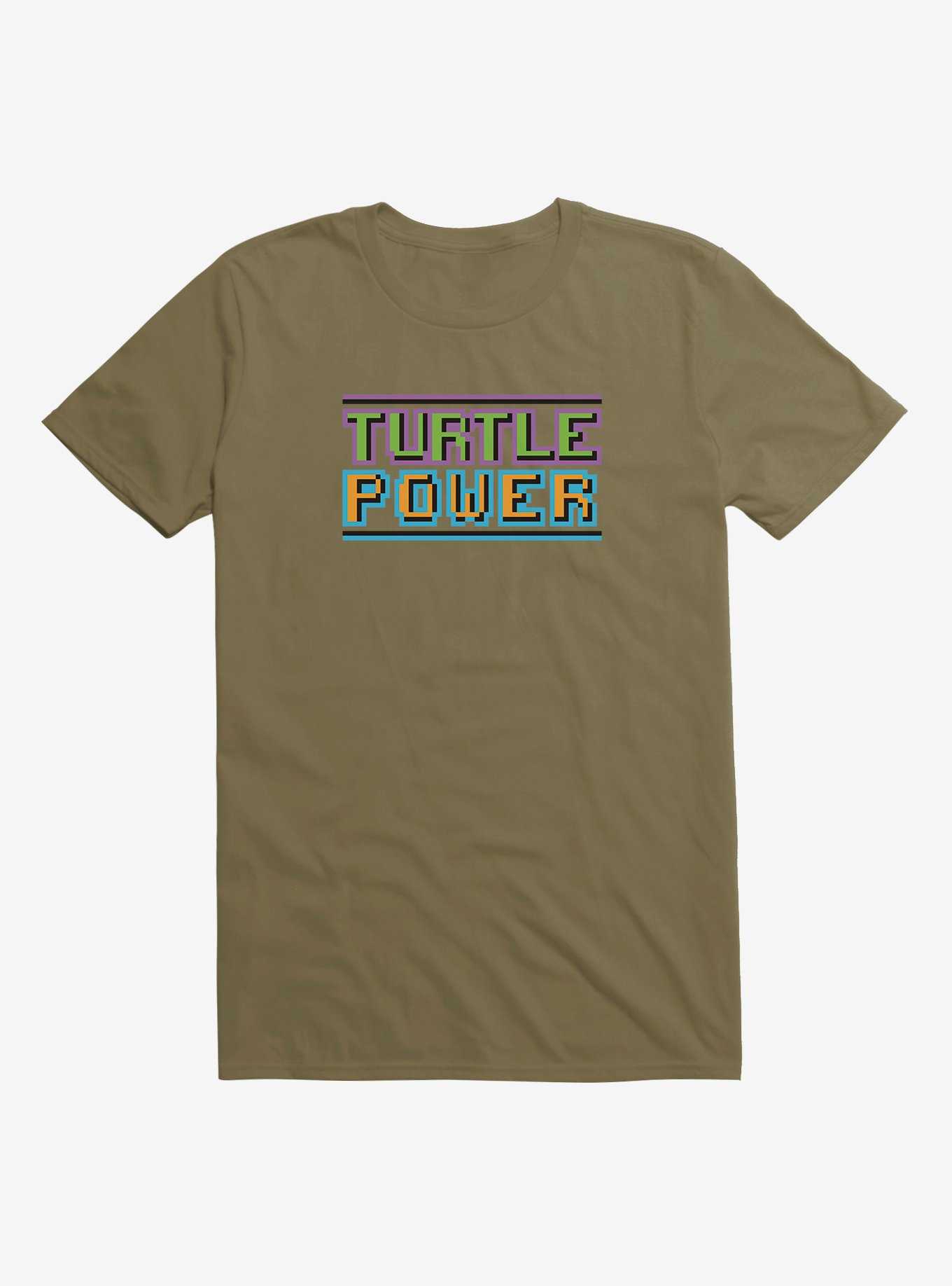 Teenage Mutant Ninja Turtles Pixelated Turtle Power T-Shirt, , hi-res