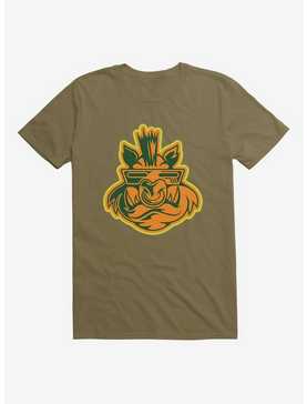 Teenage Mutant Ninja Turtles Bebop Patch Face Military Green T-Shirt, , hi-res