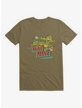 Teenage Mutant Ninja Turtles Mine Mine Mine Group Pizza Chase Green T-Shirt, , hi-res
