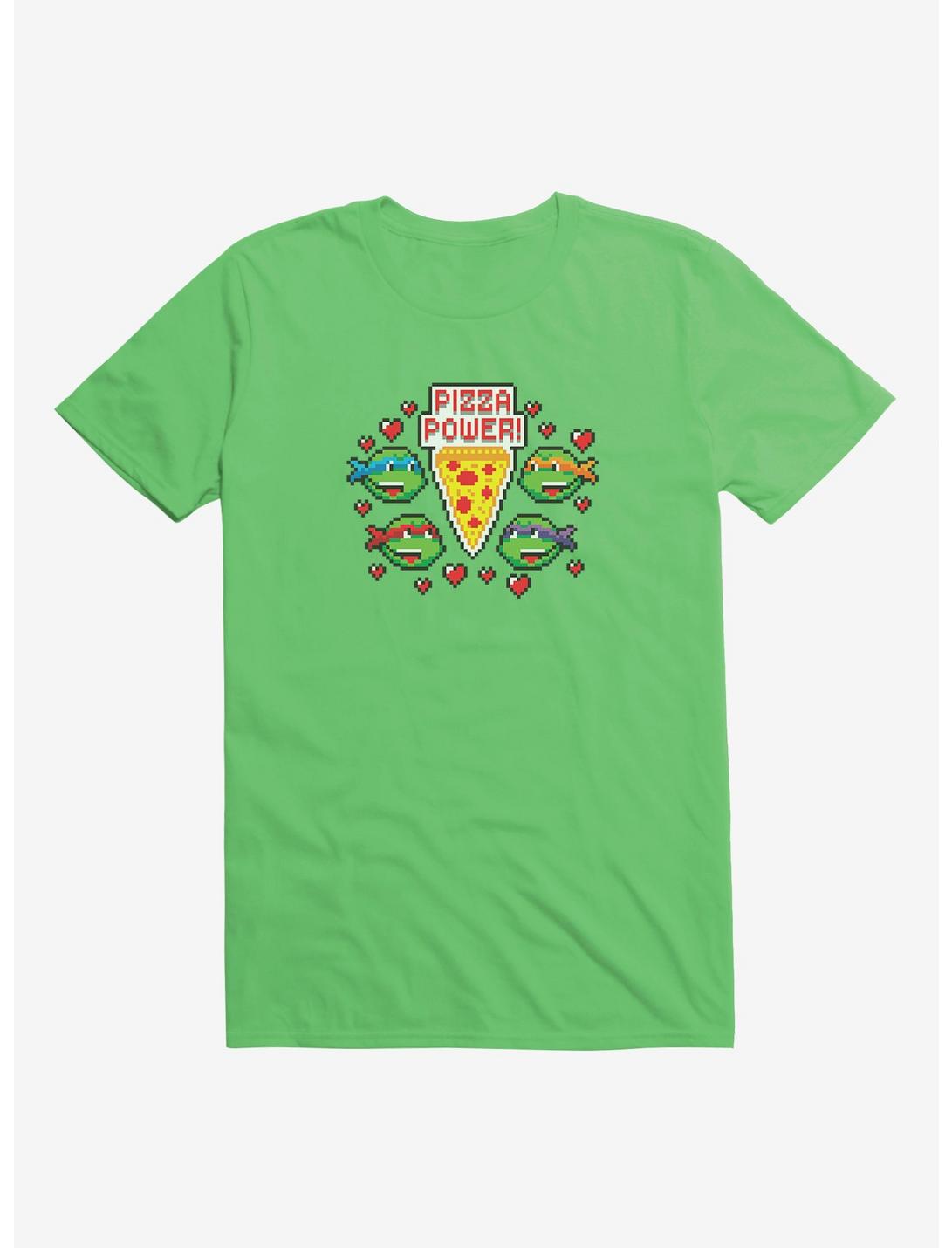 Teenage Mutant Ninja Turtles Pixelated Pizza Power Group T-Shirt, KELLY GREEN, hi-res