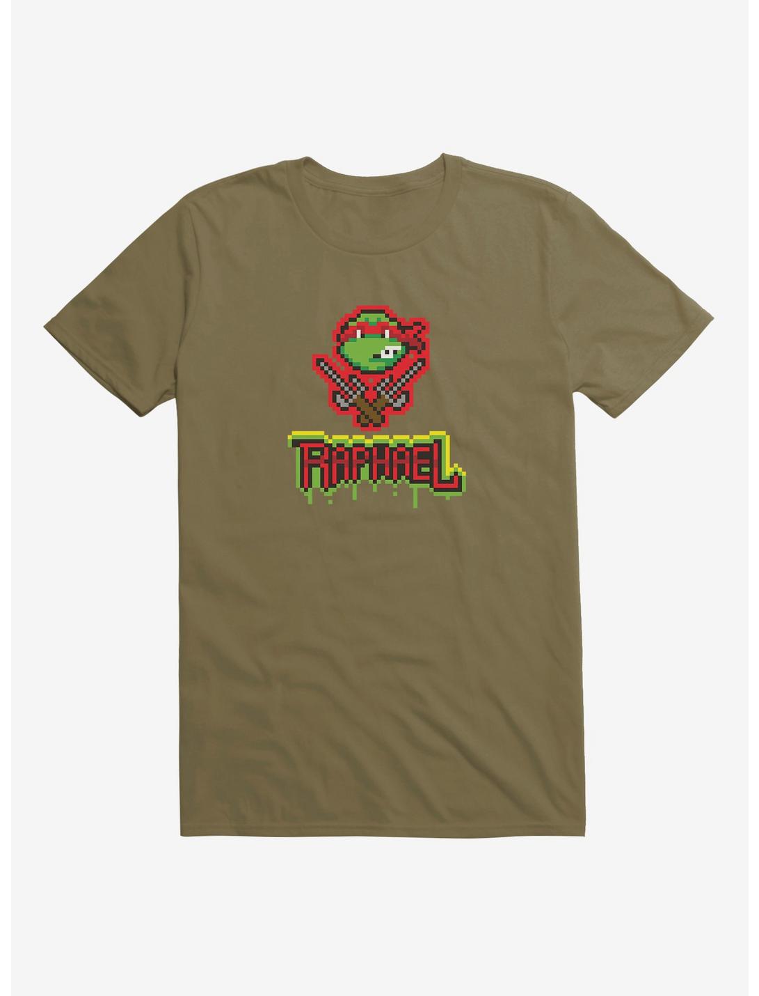 Teenage Mutant Ninja Turtles Raphael Pixelated Face T-Shirt, , hi-res
