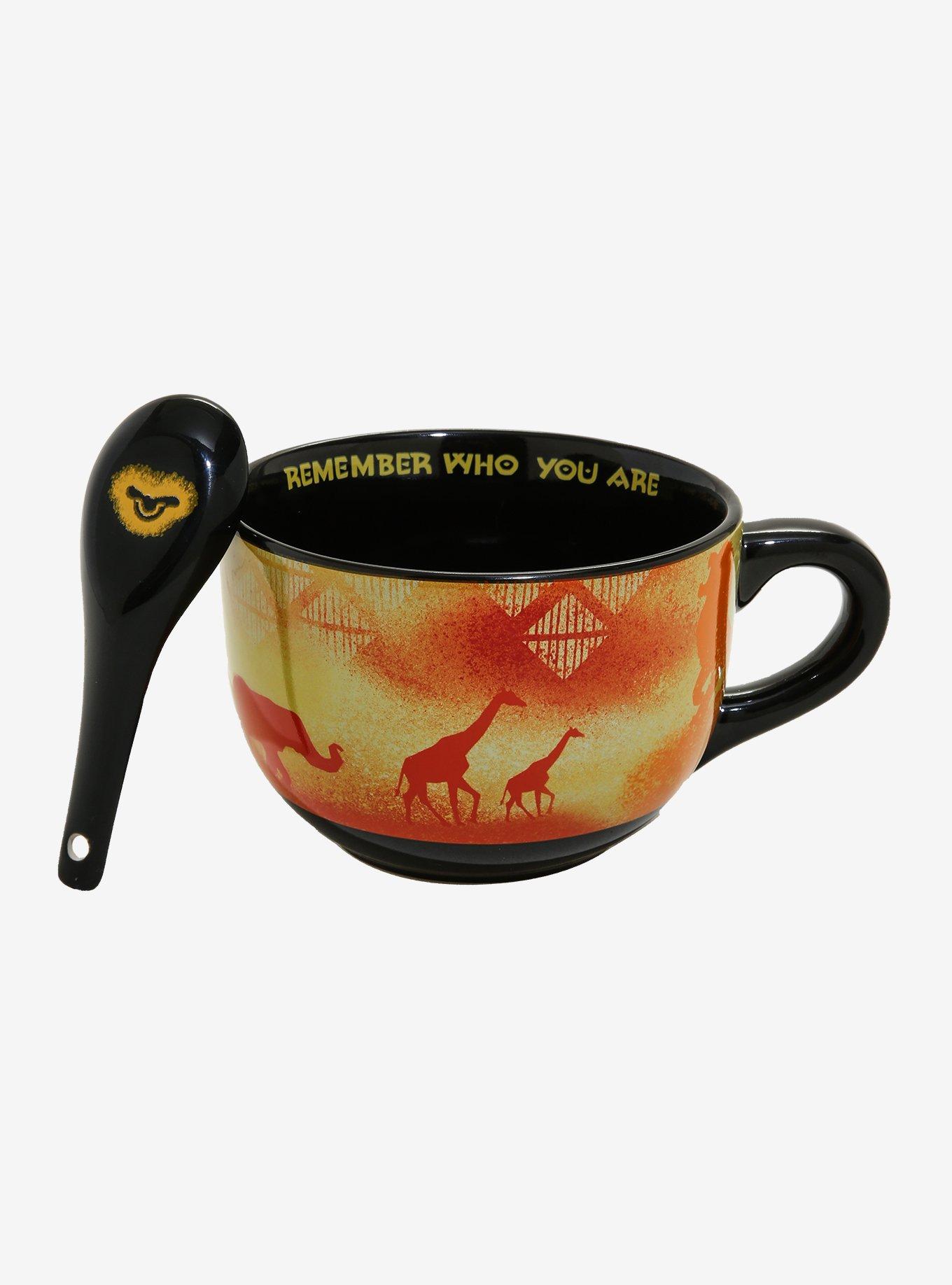 Disney The Lion King Silhouette Soup Mug & Spoon, , hi-res