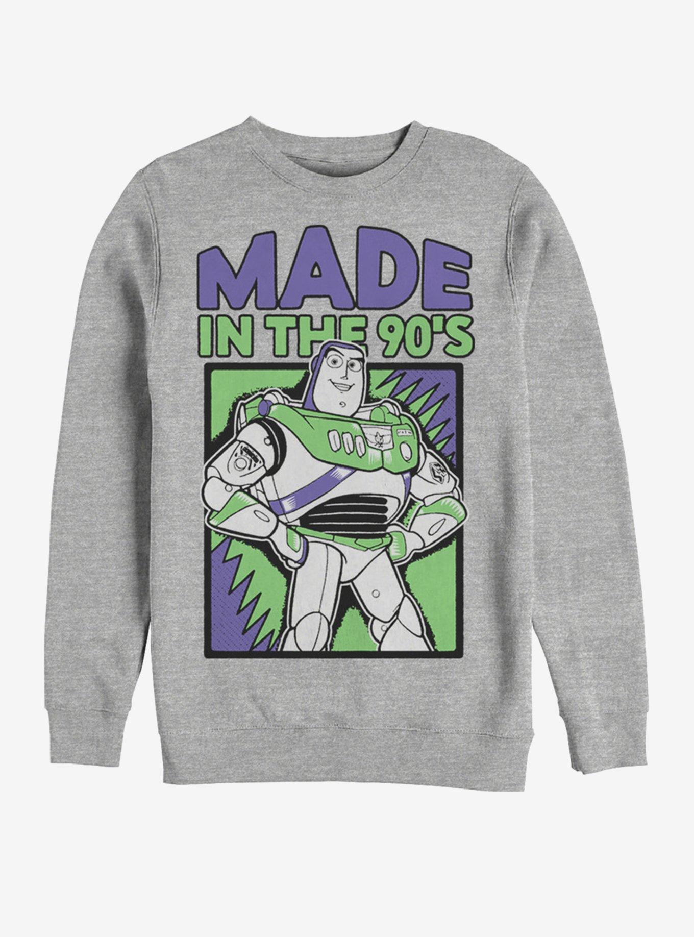 Disney Pixar Toy Story 4 Nineties Buzz Heathered Sweatshirt, , hi-res