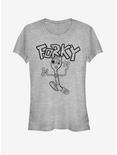 Disney Pixar Toy Story 4 Doodle Fork Girls Heathered T-Shirt, ATH HTR, hi-res
