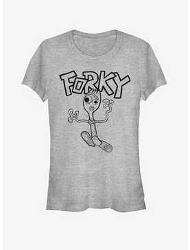 Disney Pixar Toy Story 4 Doodle Fork Girls Heathered T-Shirt, , hi-res