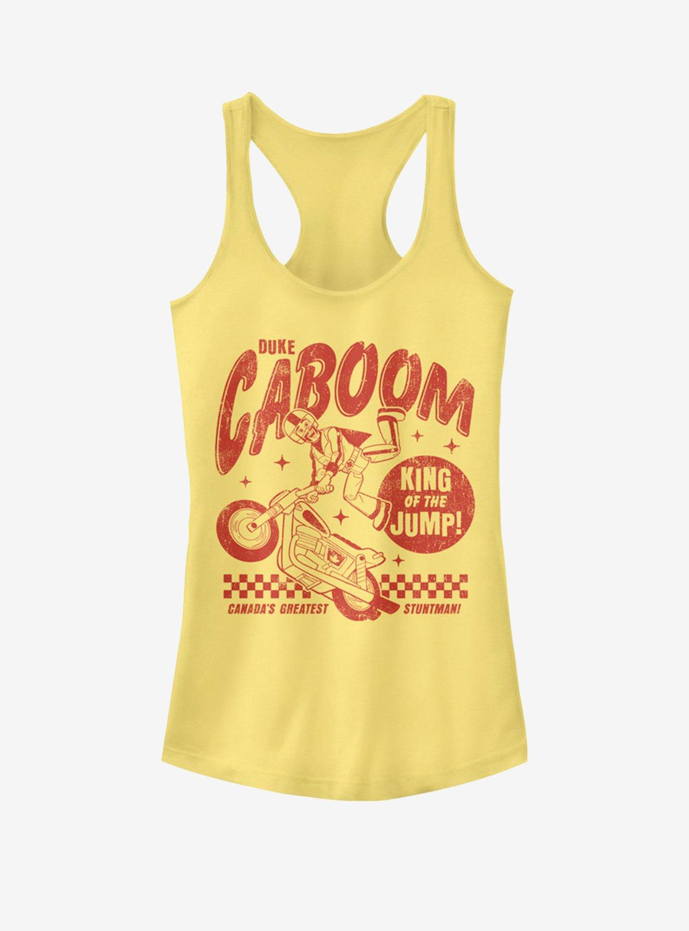 Disney Pixar Toy Story 4 The Greatest Stuntman Girls Banana Yellow Tank Top, , hi-res