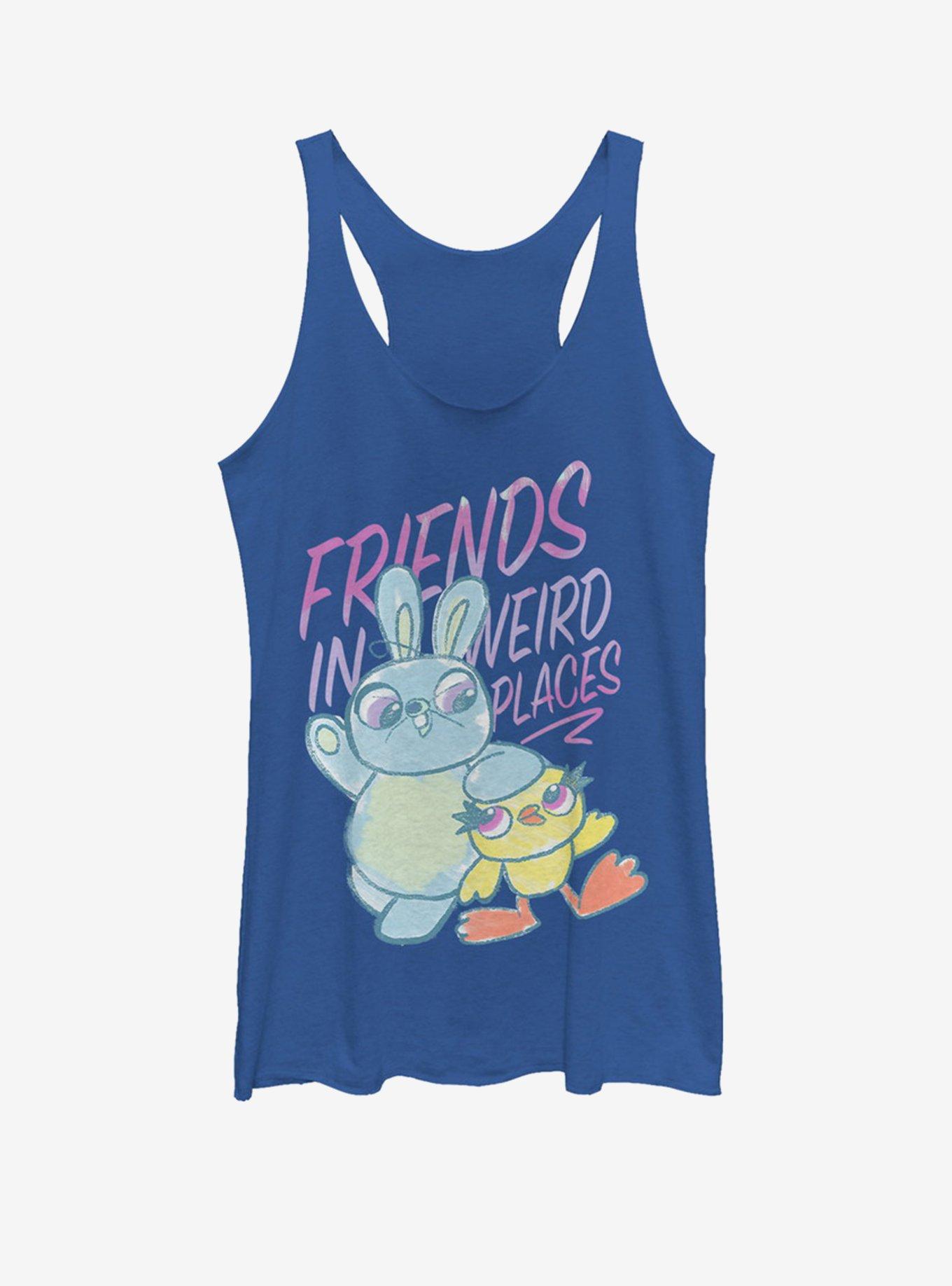 Disney Pixar Toy Story 4 Friends Sketch Girls Heathered Royal Blue Tank Top, ROY HTR, hi-res