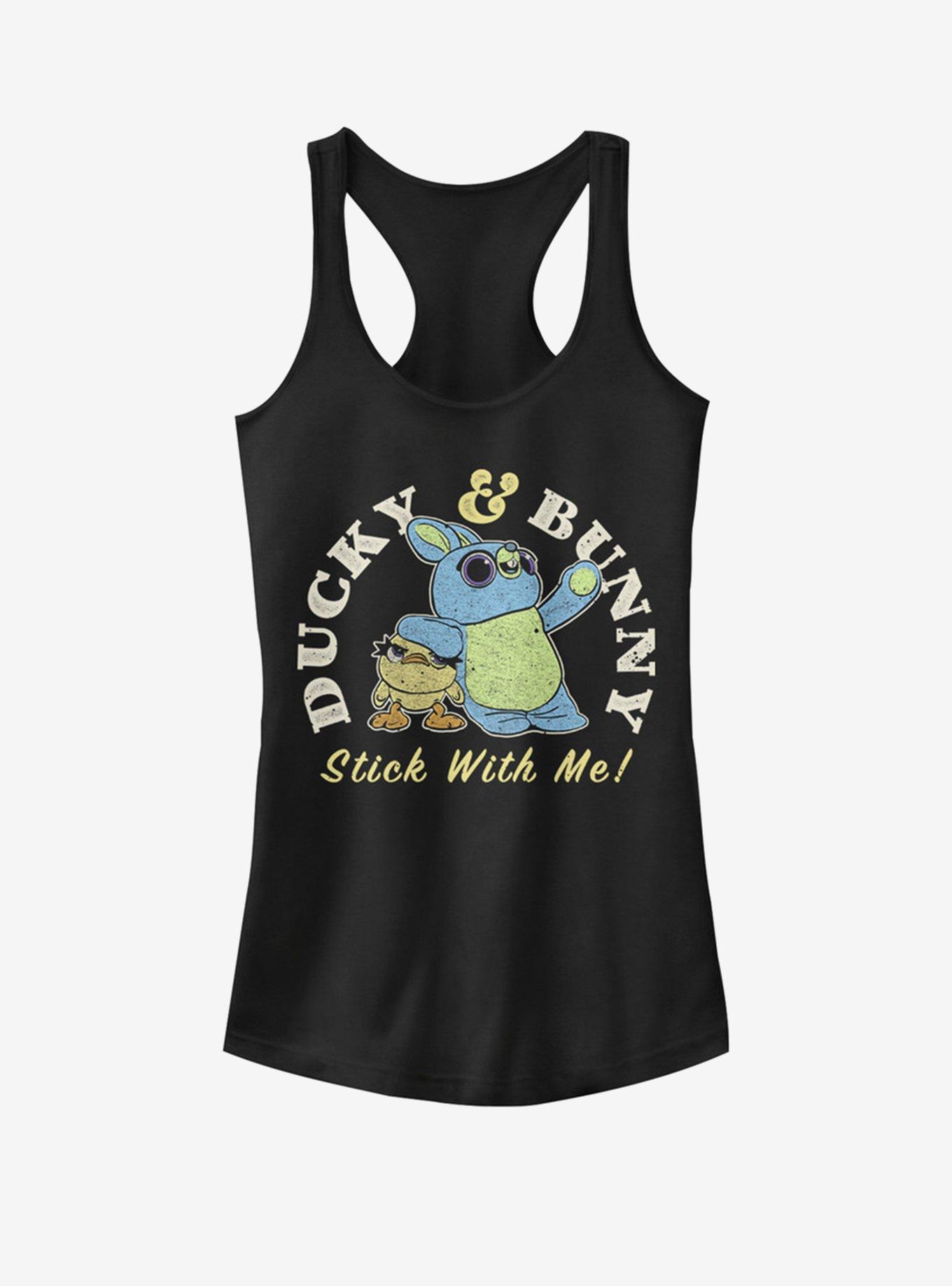 Disney Pixar Toy Story 4 Ducky And Bunny Brand Girls Tank Top, BLACK, hi-res
