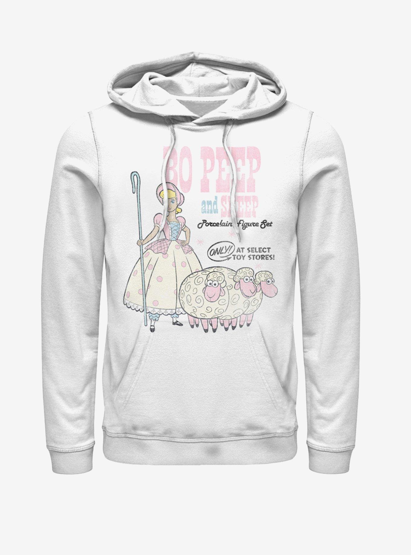 Disney Pixar Toy Story 4 Bo Peep And Sheep White Hoodie, WHITE, hi-res