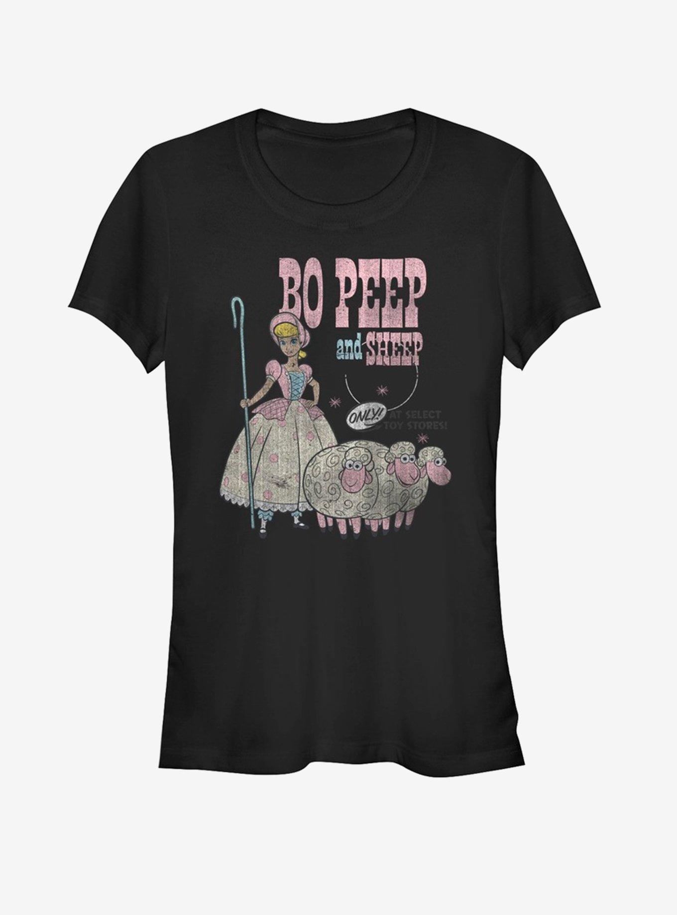 Disney Pixar Toy Story 4 Bo Peep And Sheep Girls T-Shirt, BLACK, hi-res