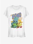 Disney Pixar Toy Story 4 Hang Time Girls White T-Shirt, WHITE, hi-res