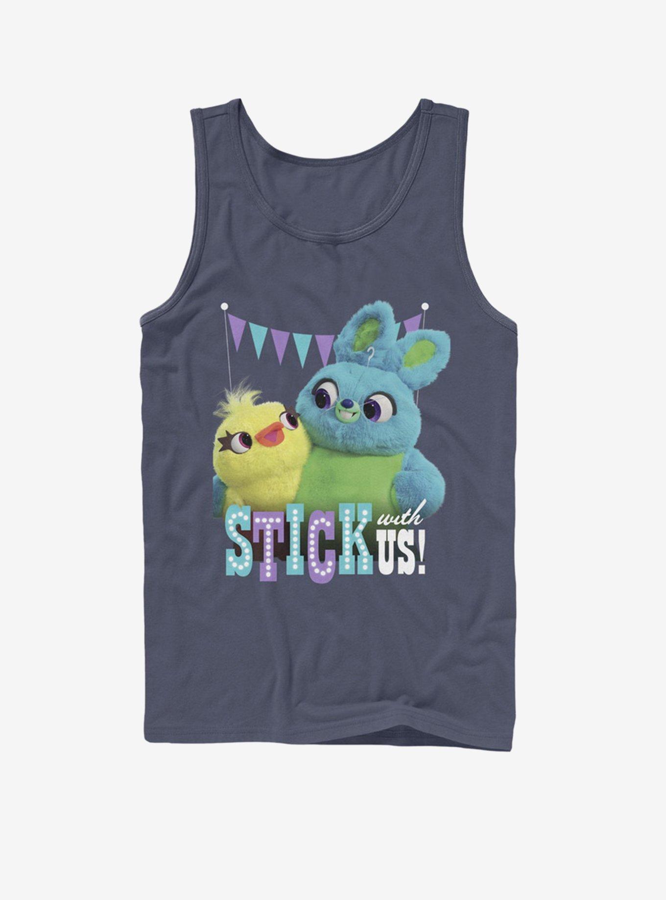 Disney Pixar Toy Story 4 Stick With Us Navy Blue Tank Top, , hi-res