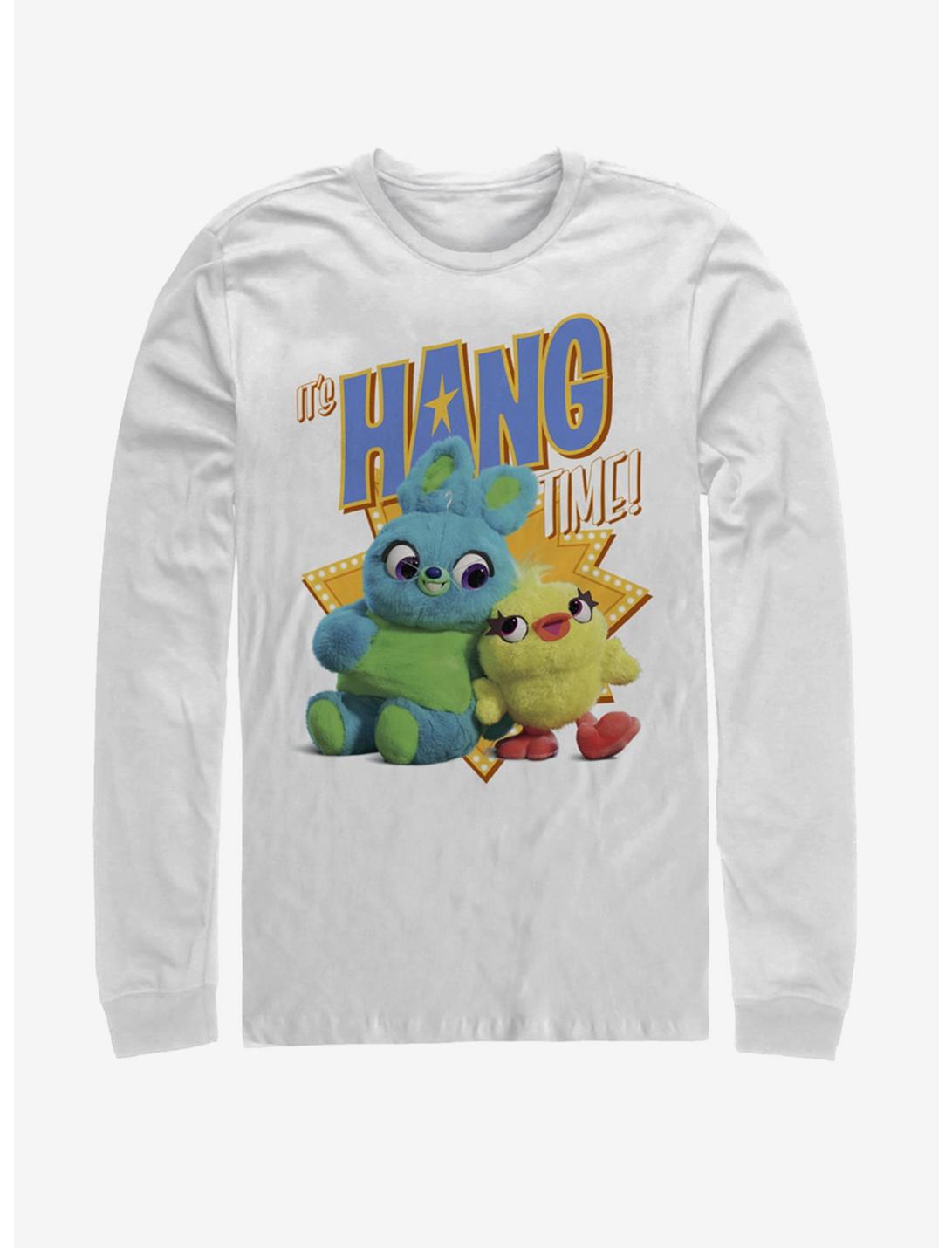 Disney Pixar Toy Story 4 Hang Time White Long-Sleeve T-Shirt, WHITE, hi-res