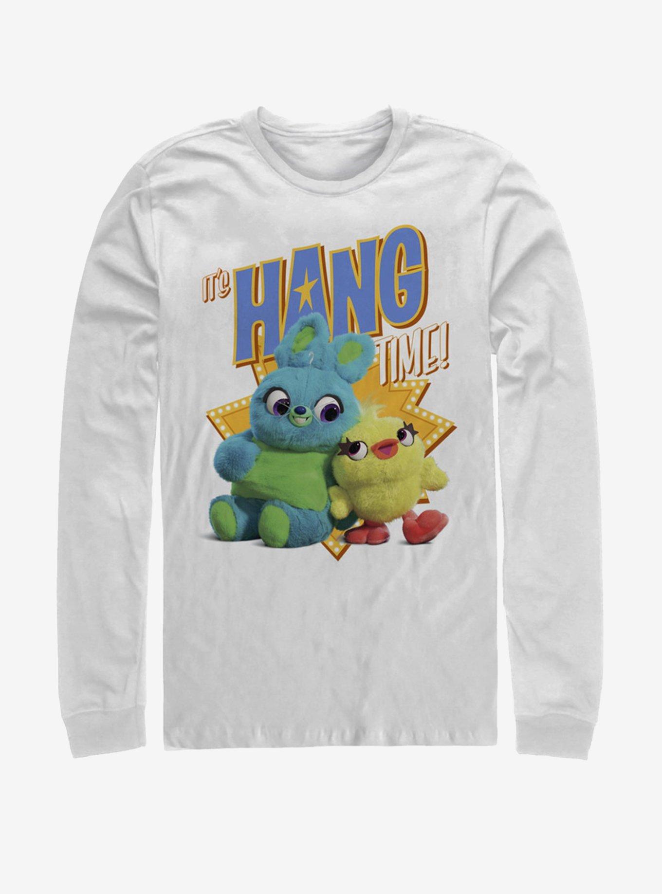 Disney Pixar Toy Story 4 Hang Time White Long-Sleeve T-Shirt, WHITE, hi-res