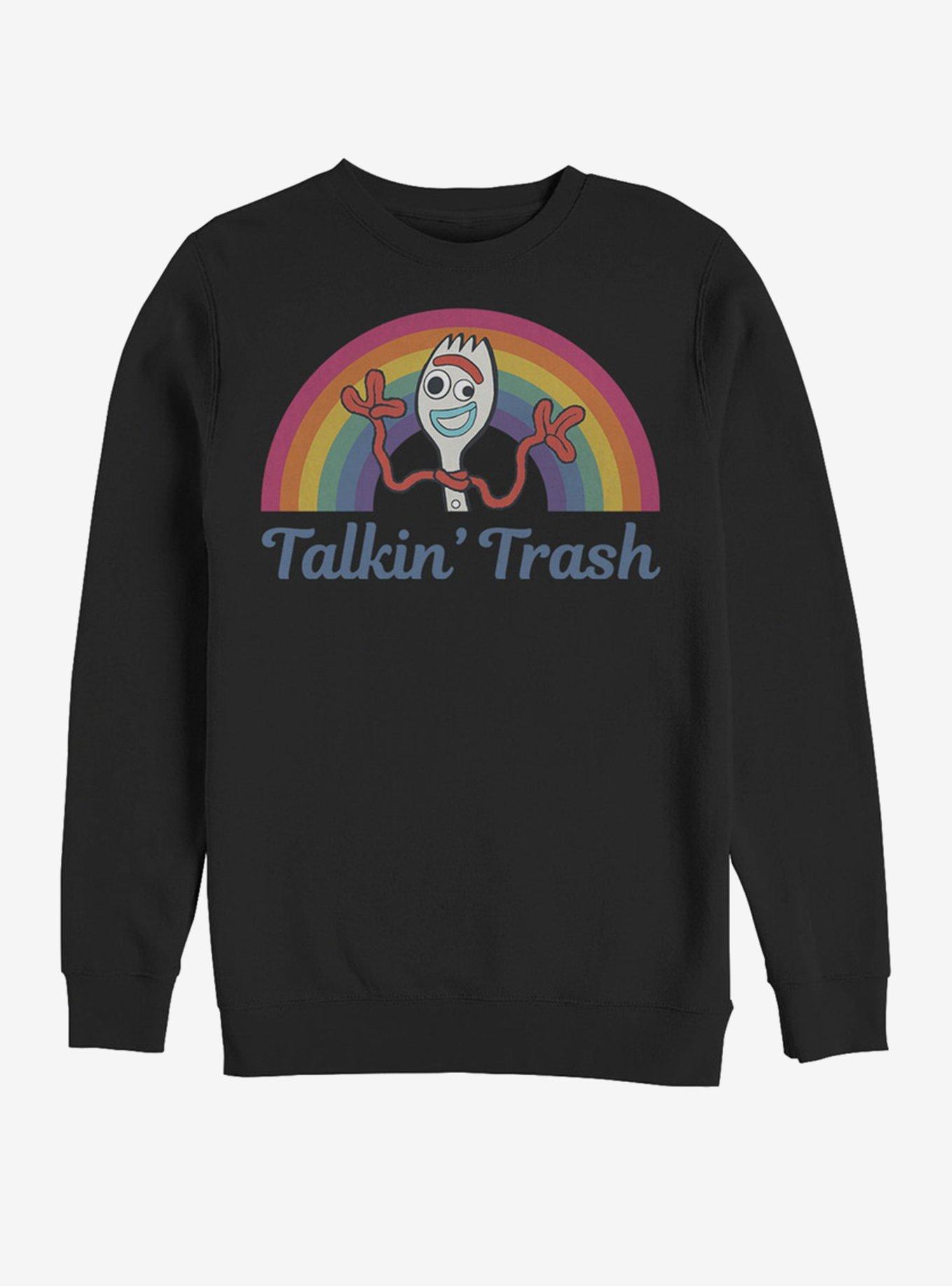 Disney Pixar Toy Story 4 Talkin' Trash Sweatshirt, BLACK, hi-res