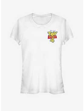 Disney Pixar Toy Story 4 Chest Color Logo Girls White T-Shirt, , hi-res