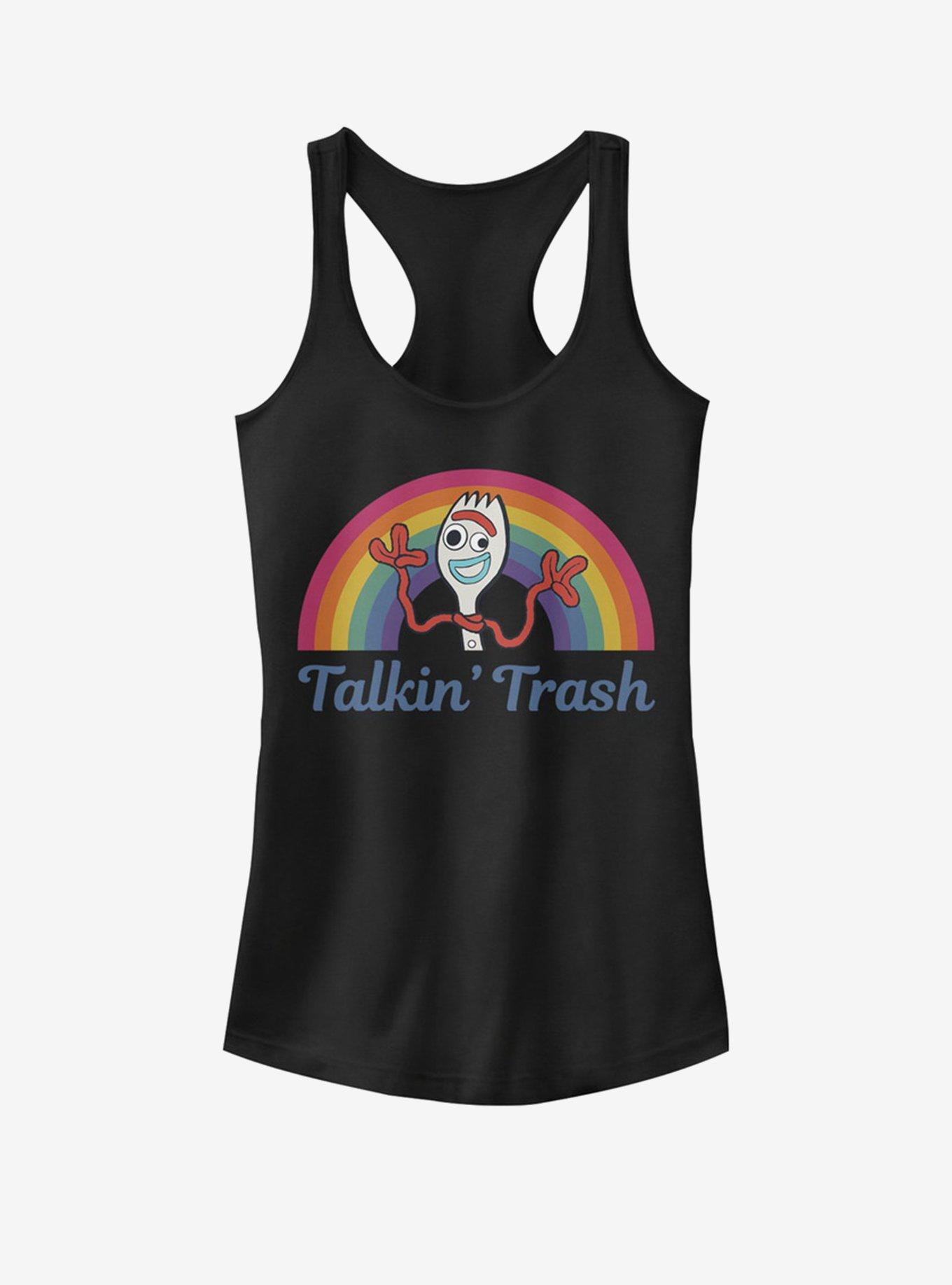 Disney Pixar Toy Story 4 Talkin' Trash Girls Tank Top, BLACK, hi-res