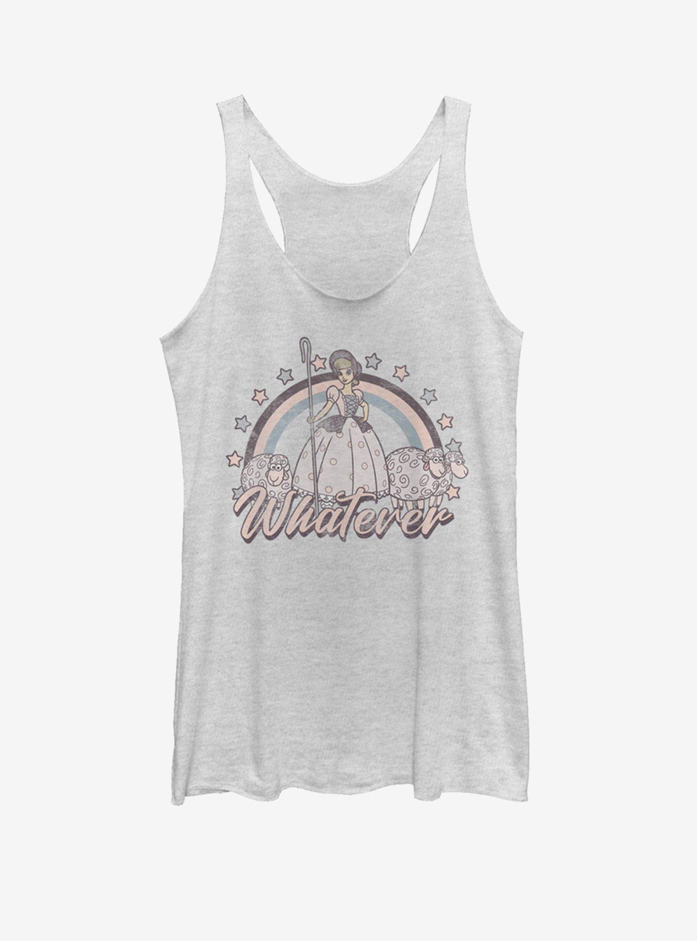 Disney Pixar Toy Story 4 Rain Bo Peep Girls White Heathered Tank Top, , hi-res