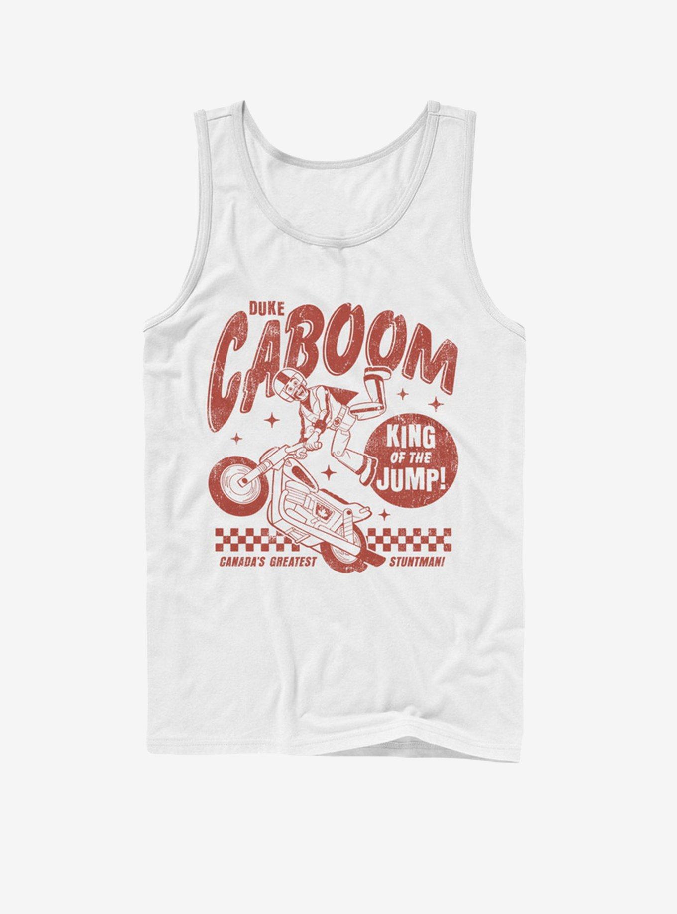 Disney Pixar Toy Story 4 The Greatest Stuntman White Tank Top, , hi-res